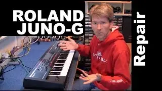 ROLAND JUNO-G synthesizer repair MF#56