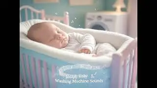 Washing Machine Sound for Babies 👶🌀 | No Sudden Noise | Gentle Humming for Safe & Peaceful Sleep