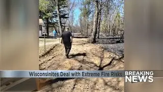 Necedah households still waiting to return home after fire evacuations