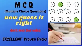 MCQ- Multiple Choice Questions-  World wide used techniques - Score Maximum Marks