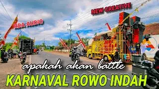 RDA audio di gass di dekat NEW creative gak bahaya ta || karnaval Rowo indah di garis start