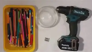 electric pencil sharpener#save time#drill#elektrischer Anspitzer # Zeit sparen #电动削笔器＃节省时间＃точилка