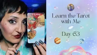 Learn the Tarot with Me | Day 63 | Tarot Learning, Beginner Tarot, Tarot Cards, Tarot Lesson ASMR