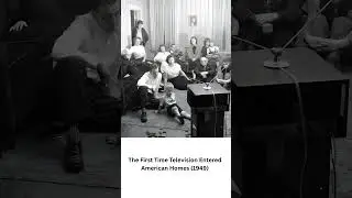 The First Time Television Entered American Homes 1949