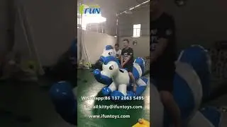 Pool Toys Inflatable Floating Horse Ride /Inflatable Water Seesaw for Kids and Adults