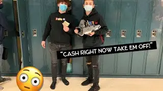 Copped shoes right OFF RANDOM GUYS FEET in the middle of the hallway!!🤦‍♂️😱 (Vlog #29)