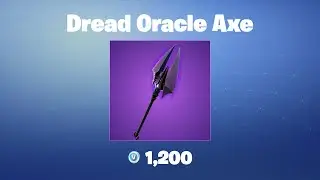 Dread Oracle Axe | Fortnite Pickaxe
