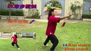 42式太極劍 42 form Taichi sword 學習版 蔡鶯美