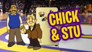 Los Angele Lakers - Chick Hearn Cartoon 