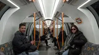 Second-Ever Run of Unit 302 on the First Day of Third-Generation Glasgow Subway Train Operation