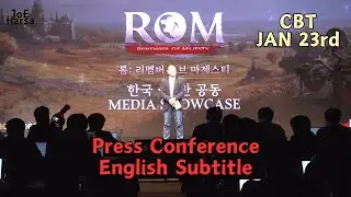 Remember Of Majesty Press Conference English Subtitle | CBT JAN 23rd