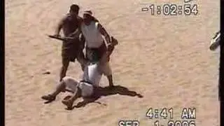 GLADIATORS FIGHT TO THE DEATH AT WADI RUM  JORDAN
