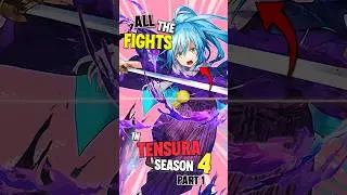 Expected battles in Tensura season 4!? #thattimeigotreincarnatedasaslime #tensura #rimuru