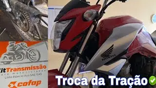 Como trocar tra&ccedil;&atilde;o da 160 🔧🏍
