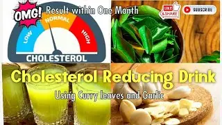 Magical Curry leaves and garlic drink to reduce cholesterol naturally 🍃🧄/ 💯% Homemade natural remedy