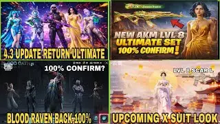 BLOOD RAVEN X SUIT IS BACK 100% l🔥l UPCOMING X SUIT AND LEVEL 8 SCAR L LOOK l 🤪 l