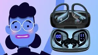 Wireless Earbuds Bluetooth Headphones 48hrs Play Back Spor... - Review