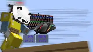 The Advantage Of High CPS + Glorious Model O and Redragon K552 sounds [Skywars]