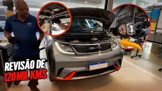 ACABOU A GARANTIA!! Primeira REVISÃO PAGA Do BYD DOLPHIN De 120 MIL KMS!