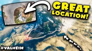 Base in the Middle of 5 Biomes | Cave Entrance, Garden, Underground Room | Valheim