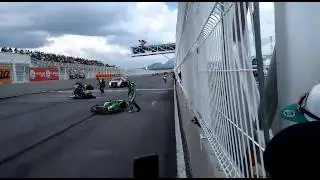 Accidente en arrancada- Racing Bike Capital Amozoc 16/Agosto/15
