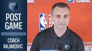 MEM@SAC: Послематчевая пресс-конференция тренера Дарко Раджаковича &mdash; 13 августа 2021 г. | Летняя лига НБА