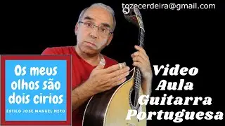 Fado Menor Os meus olhos são dois cirios