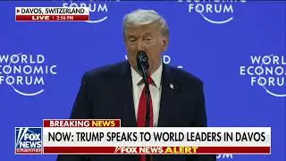 #WEF26 Trump is CALLING OUT the 