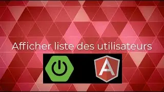 Application FullStack: Afficher liste des utilisateurs