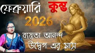 কুম্ভ রাশি ফেব্রুয়ারি 2026।Aquarius February 2026।Kumbha rashi 2026 February।pubaliGuhashastri