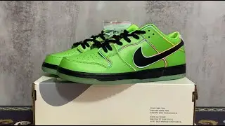Nike SB Dunk Low The Powerpuff Girls Buttercup#review #sneaker #sneakerhead #shoes #dunk #nike