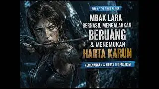 Mbak Lara Croft Berhasil Mengalahkan Beruang dan Menemukan Harta Karun [Rise Of The Tomb Raider]