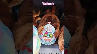 WALMART EASTER CANDY AND PLUSHIES! #walmart #easter2024 #shorts