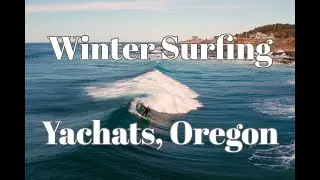 4k Winter Surfing Yachats