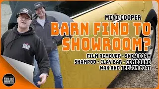 Showroom Shine! ✨ Full Mini Cooper Barn Find Detail | De-Grime, Clay Bar, Polish & Wax