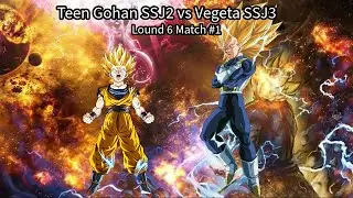 Lound 6 Match #1: Teen Gohan SSJ2 vs Vegeta SSJ3 (Dragon Ball Raging Blast 2 Ultimate Tournament)