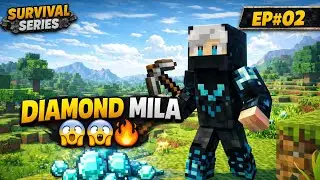 Minecraft Survival series episode 02|| I found a first diamond in Minecraft 😱💎