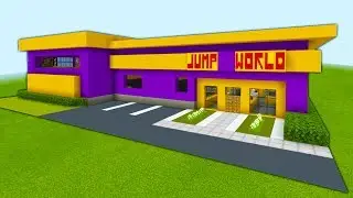 Minecraft Tutorial: How To Make A Trampoline Park 