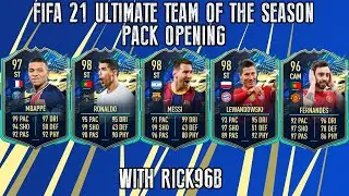 90+ GUARANTEED TOTS PACK | FIFA 21 ULTIMATE TEAM OF THE SEASON PACK OPENING