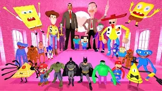 💗 ALL 3D SANIC CLONES MEMES VS ORIGINAL SPARTAN KICKING | LOVE POOL in Garry's Mod!