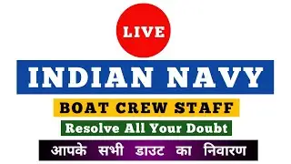 Indian Navy Boat Crew Staff Bharti 2025, Resolve All Your Doubt.