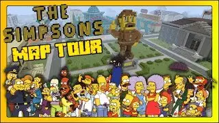 The Simpsons Map Tour | Minecraft Music Video