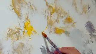 Looks Like Marble! Marble-inspired Fluid Pour Tutorial: You Won't Believe The Results! #376