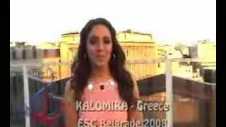 Kalomira visits OGAE Serbia & Eurocafe (ESC Belgrade 2008)