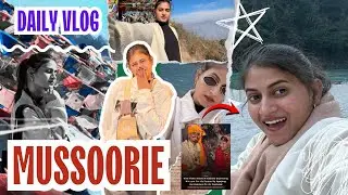 Mussoorie Vlog 🏔️ 🥶| Landour Walk, Beautiful😍 Cafes & Hill Station Vibes 