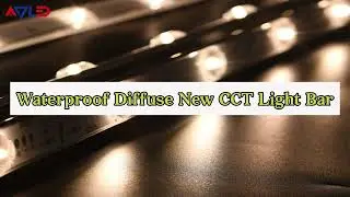 Waterproof Diffuse CCT LED Bar Light Backlit Lattice Shutter #ledbar #backlight