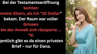 Beim Testament lachten sie über meine 10 $ – dann übergab mir der Anwalt einen Brief