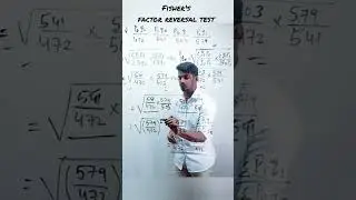 factor reversal test of index numbers | statistics #shorts