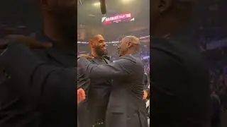 LeBron & MJ Share a Moment ❤