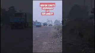 New KIA SONET Suspension GC Ride Quality #shorts